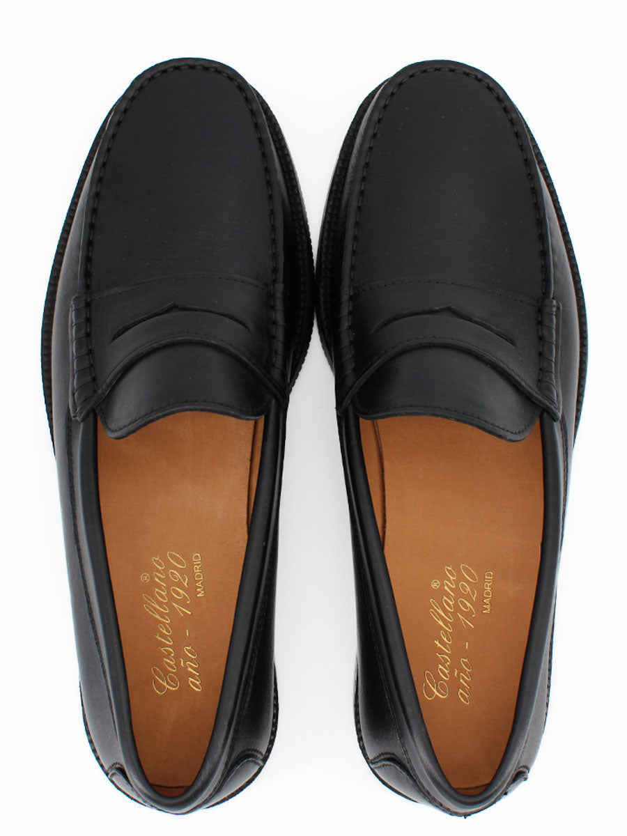Mocasines de hombre 513 piel bufalo color negro