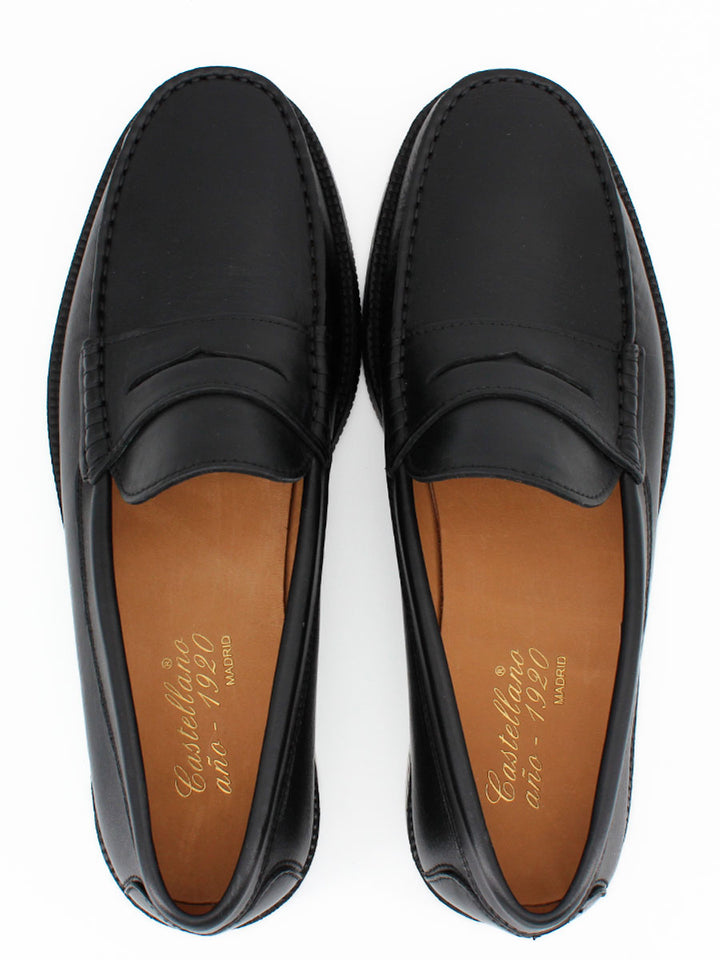 Mocasines de hombre 513 piel bufalo color negro