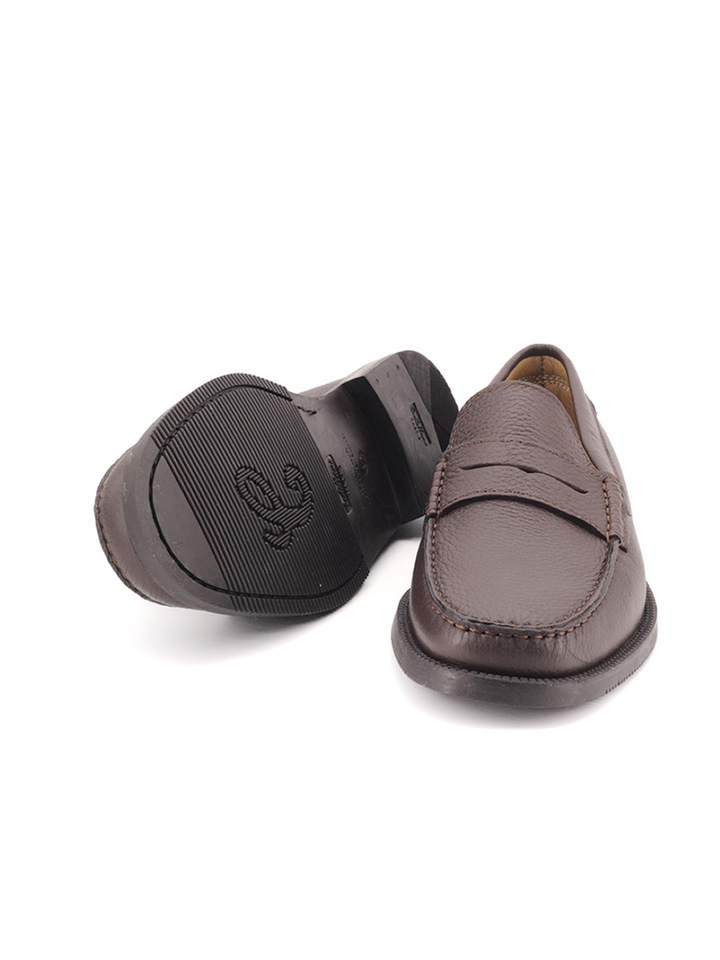 Mocasines Castellano® de piel de ciervo para hombre – Modelo 513 color marrón
