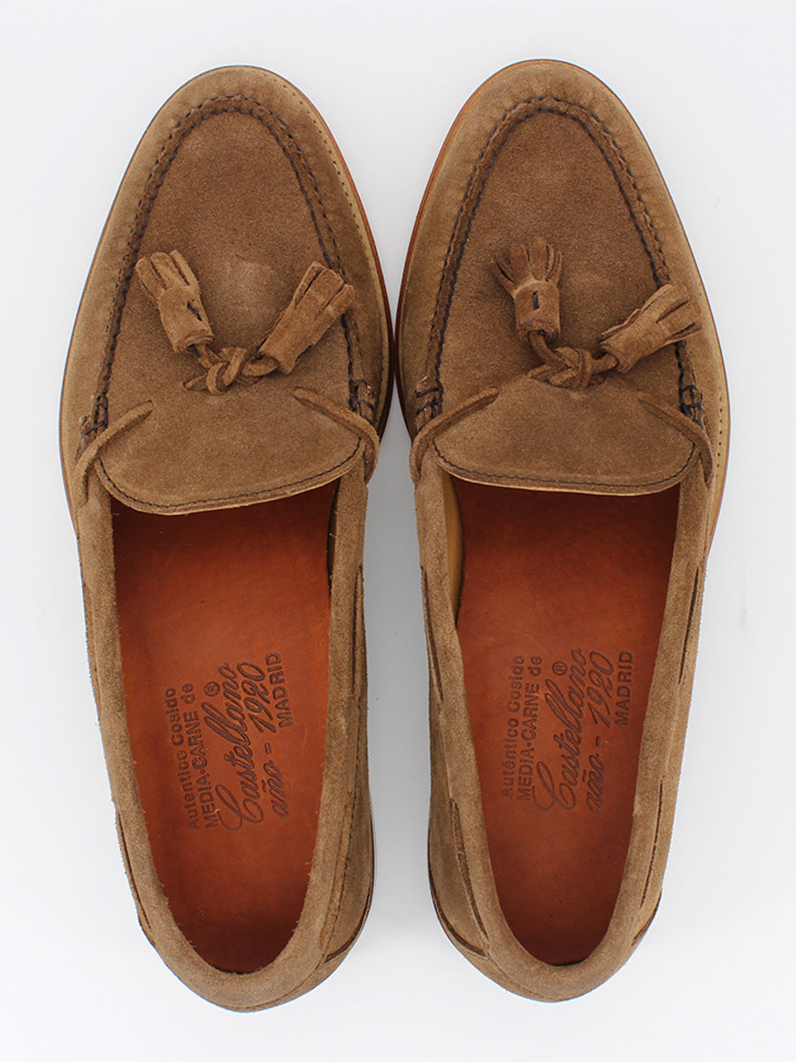 Mocasines Castellanos Mocasines Ante Marron Mocasines Ante Hombre