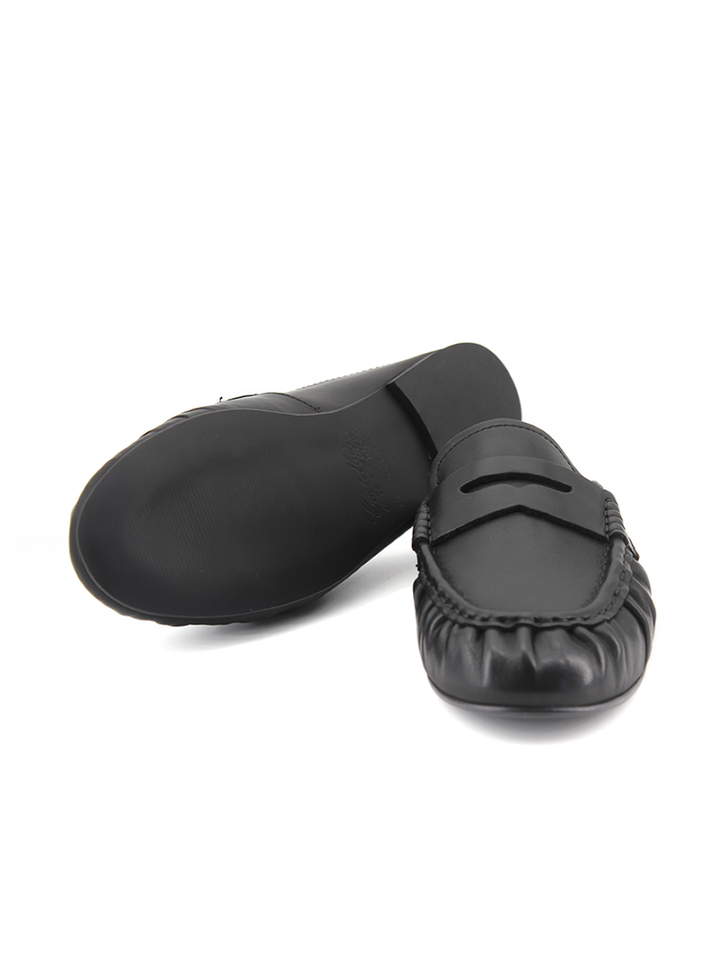 Mule Miki mujer en piel color negro