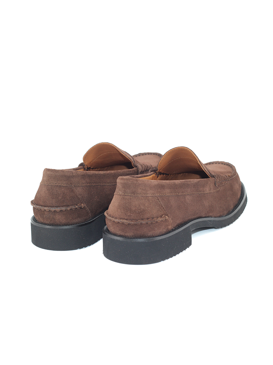 Mocasines Castellano® de ante para hombre – Modelo Young color expresso
