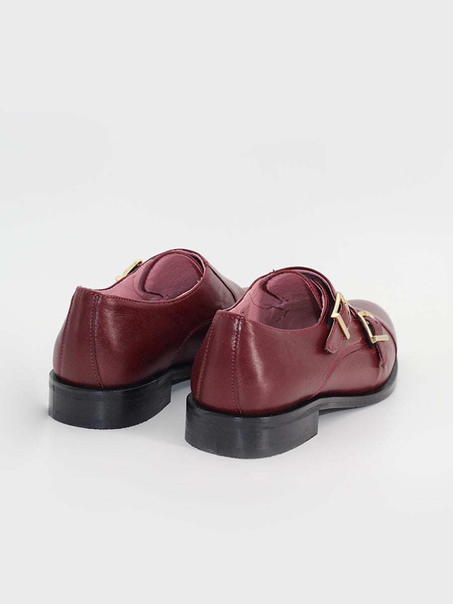 Zapatos de mujer Antonella piel color burdeos