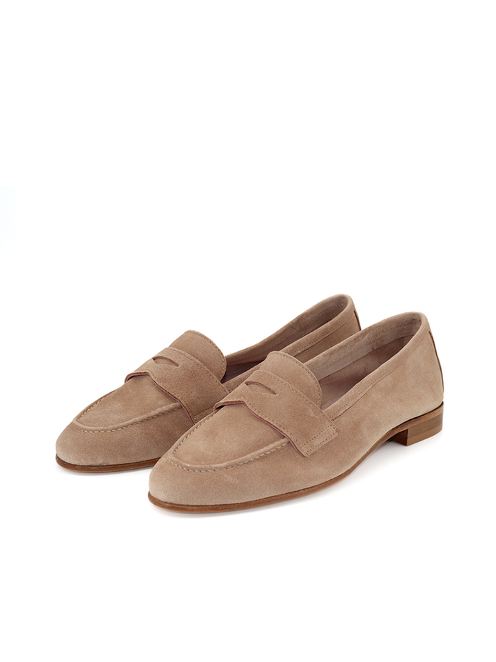 Mocasín mujer ante beis modelo Bandera Castellano 1920