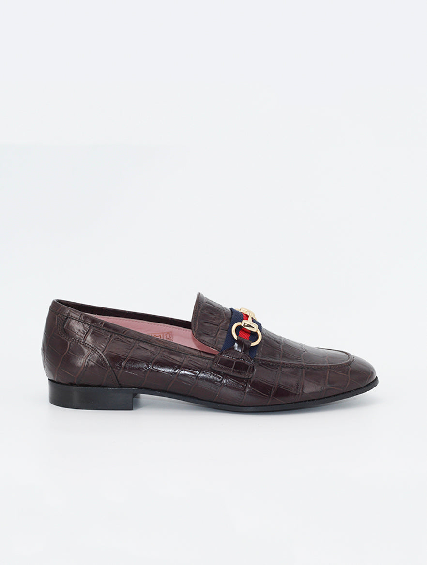 Mocasines Belfiore de piel color marrón