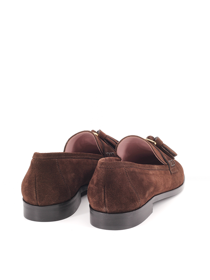 Mocasines Castellano® de ante para mujer - Modelo Bossa color testa