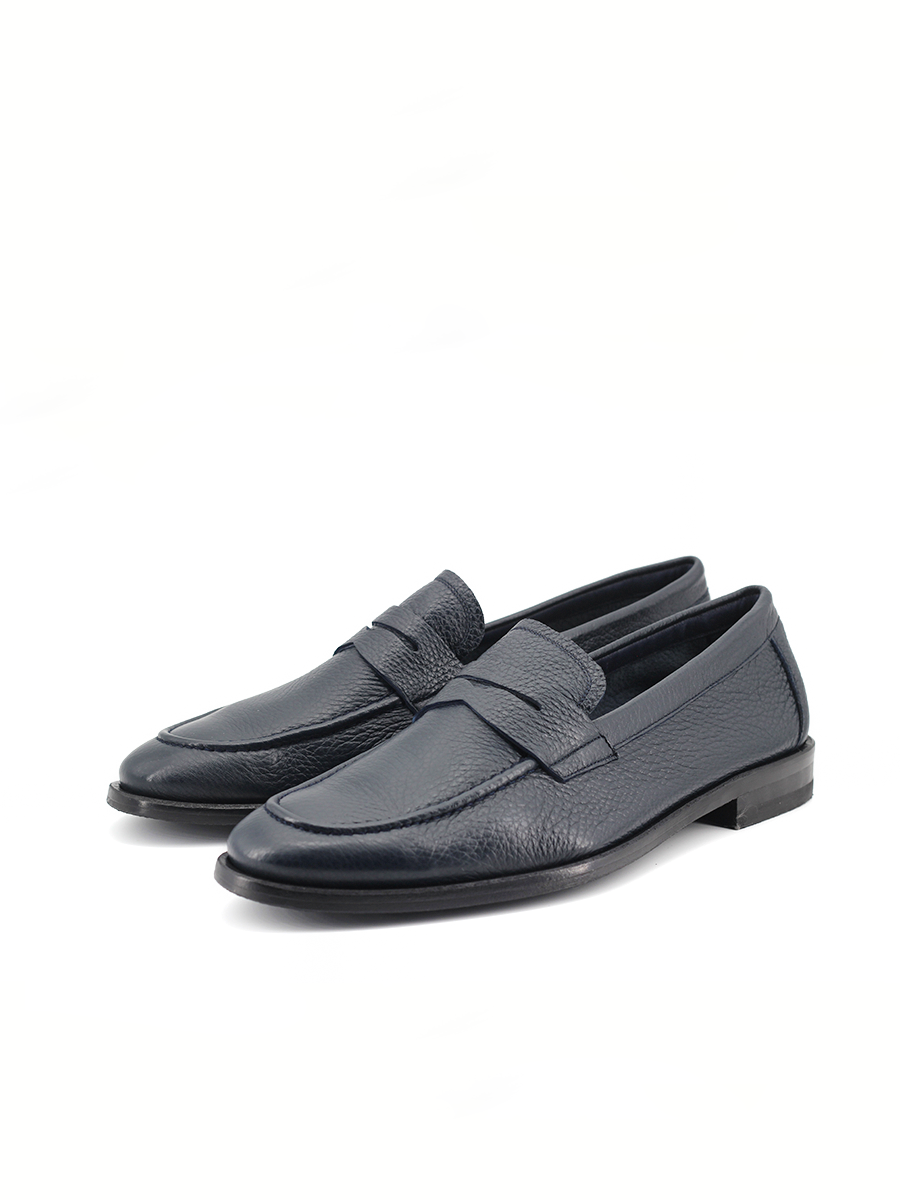 Mocasines de hombre  Casa Campo en piel de ciervo color marino