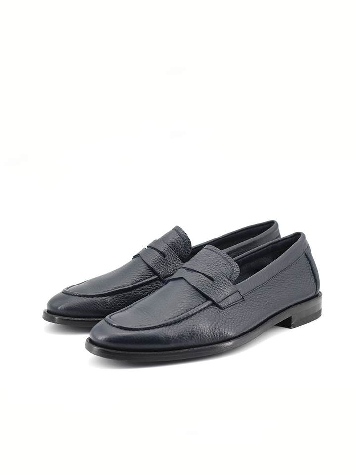 Mocasines de hombre  Casa Campo en piel de ciervo color marino