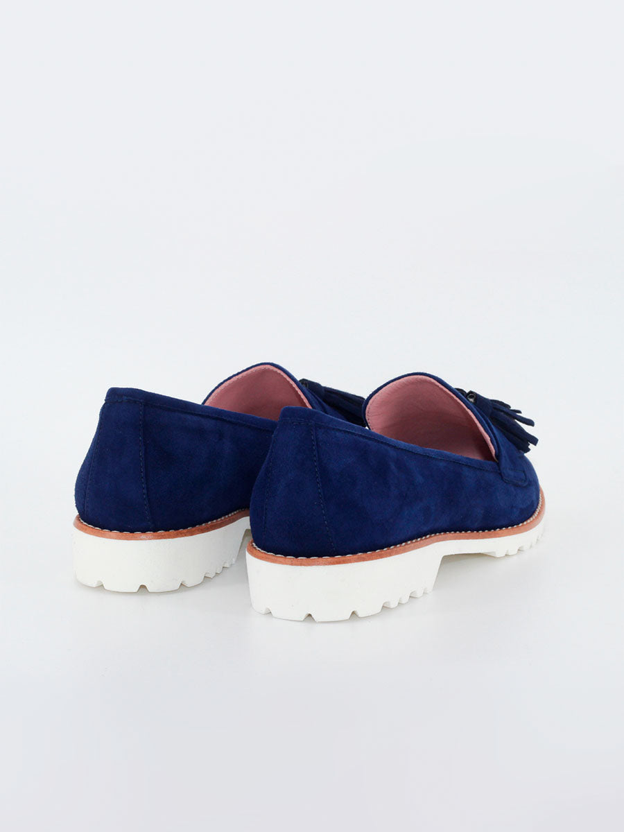 Mocasines de mujer Ferrara ante marino