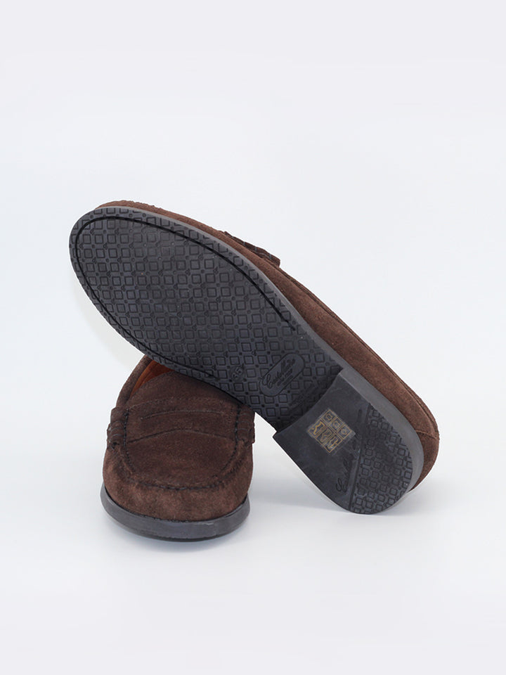 Castilian loafers for boys Gil 4 with black antik leather mask