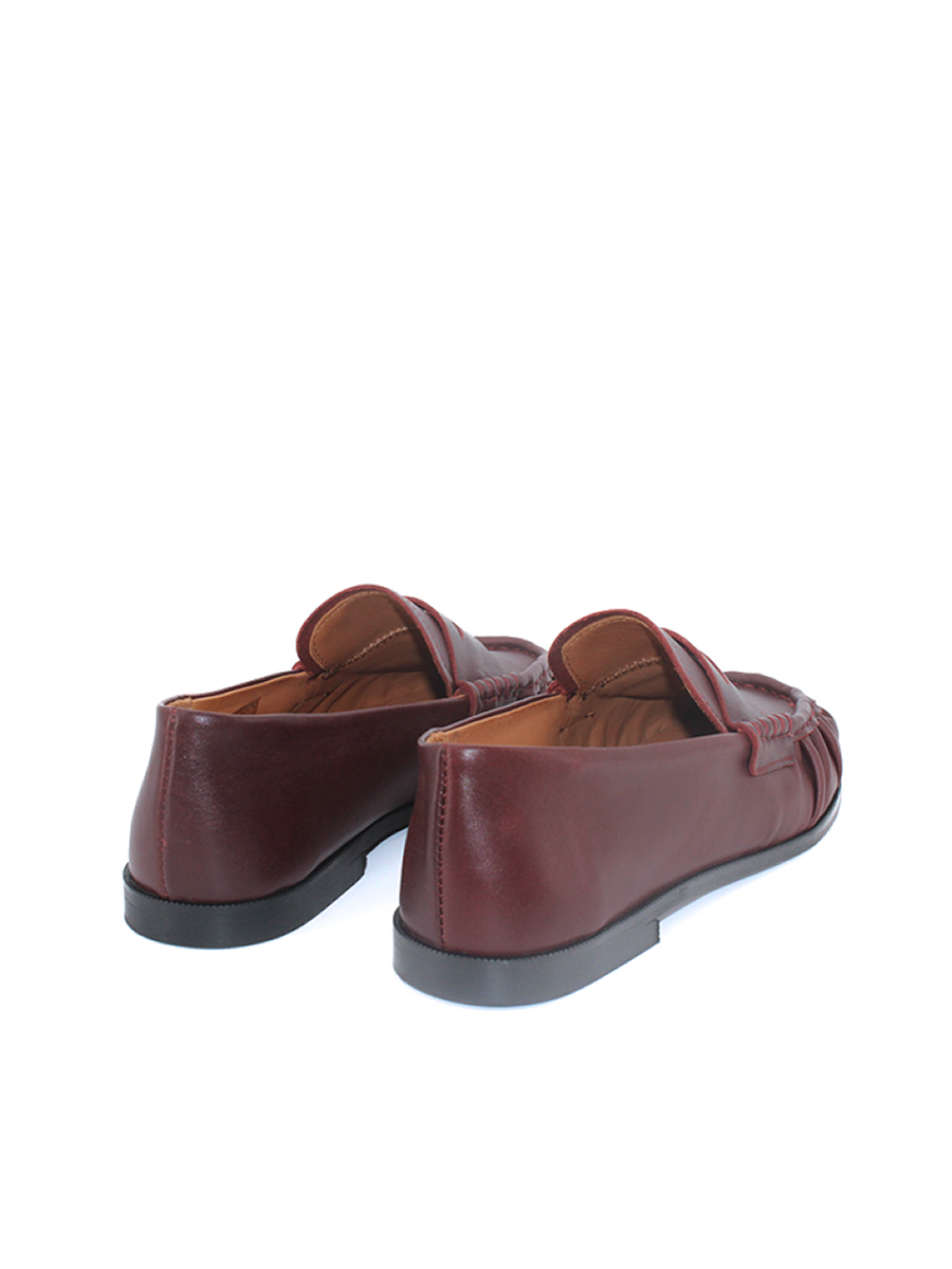 Mocasín Hana mujer en piel color burdeos – Hecho en España | Castellano® 1920 Madrid