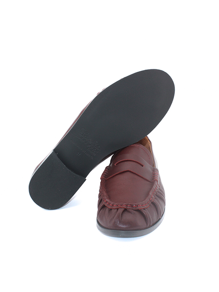 Mocasín Hana mujer en piel color burdeos – Hecho en España | Castellano® 1920 Madrid