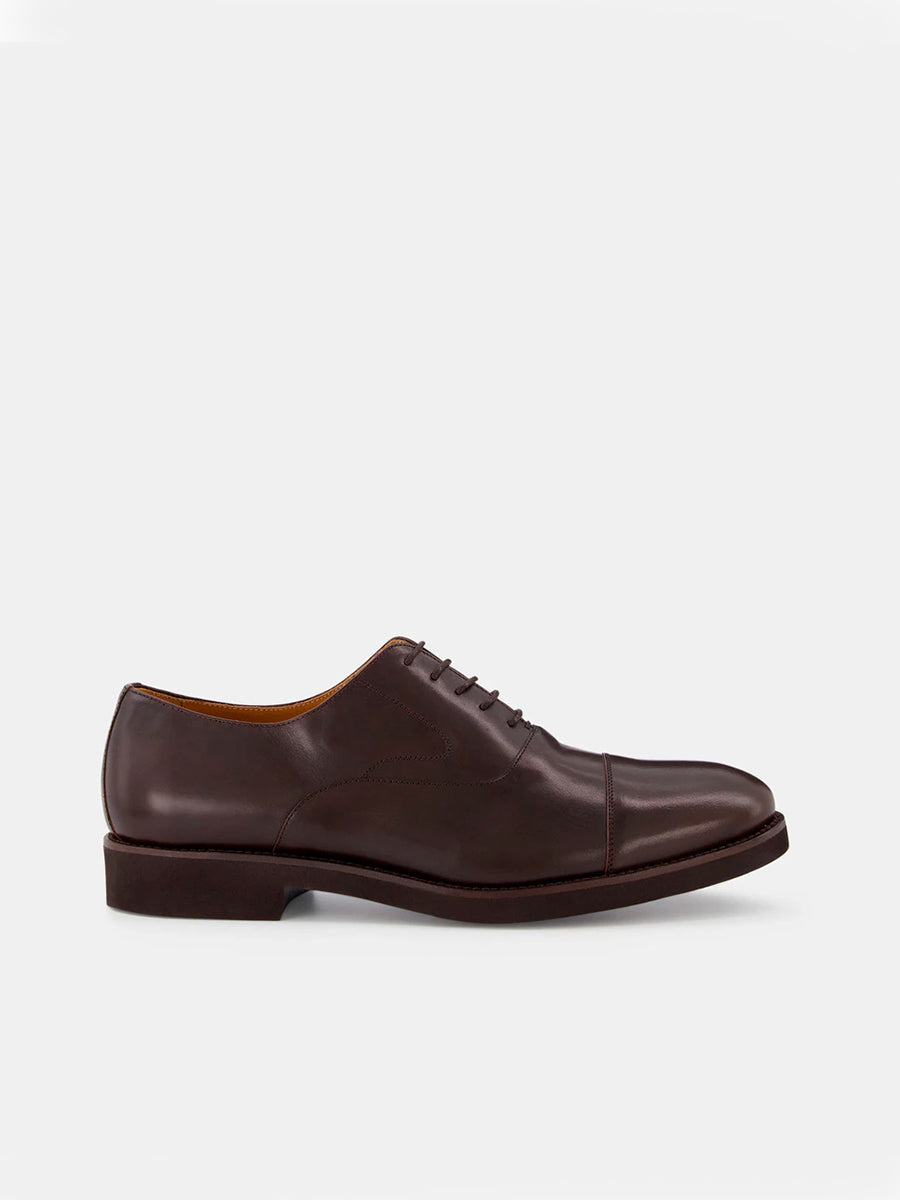 Zapatos de hombre de  cordones Hill piel color marrón