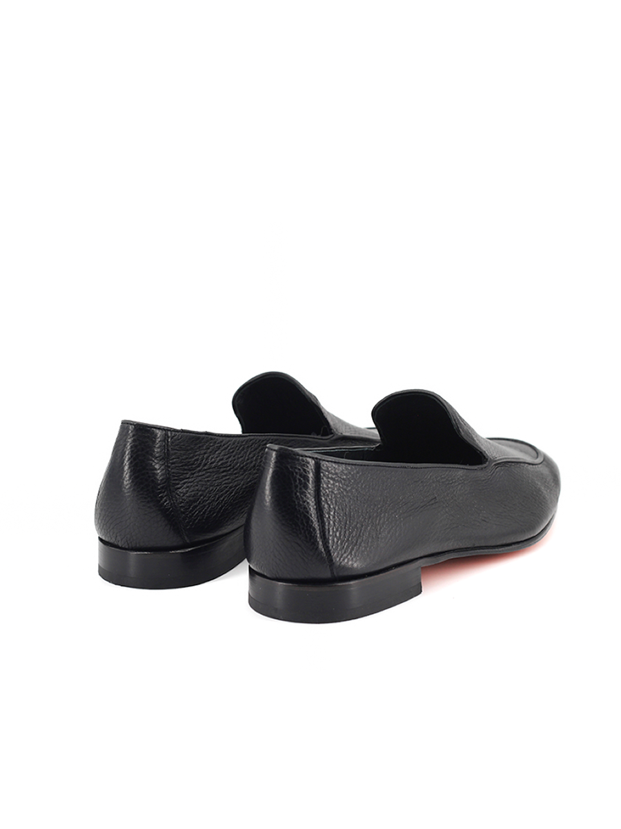 Mocasines de hombre La Romana en piel de ciervo negro