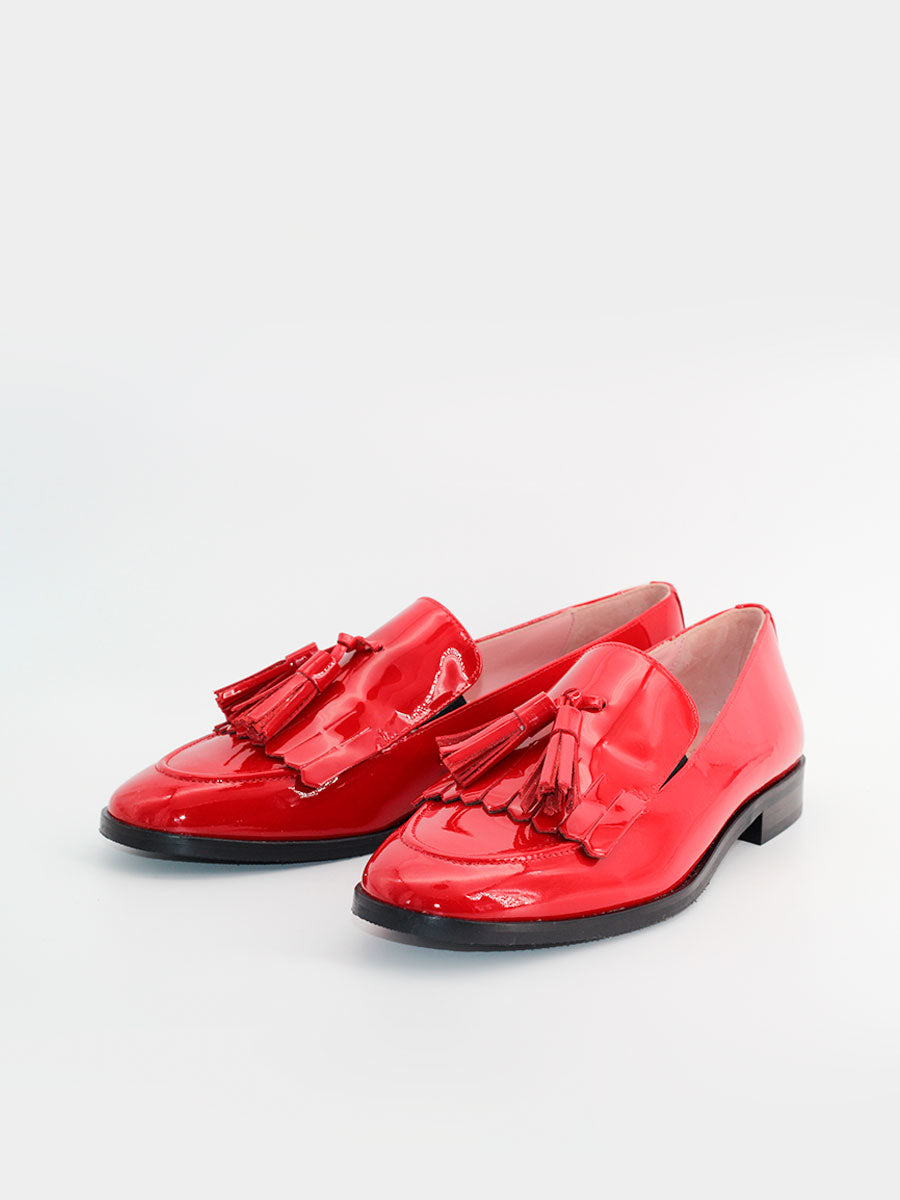 Messina BF loafers in red patent leather