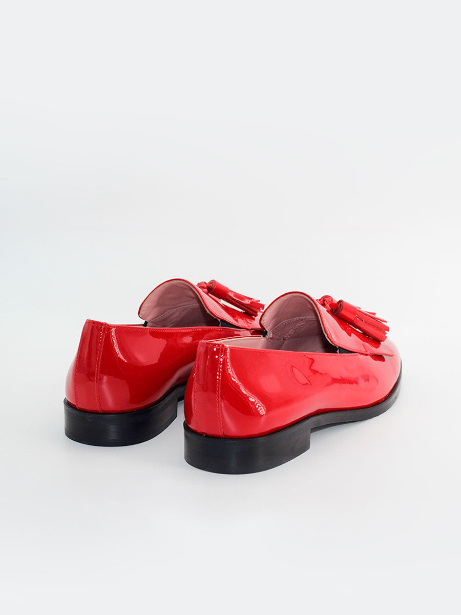 Messina BF loafers in red patent leather