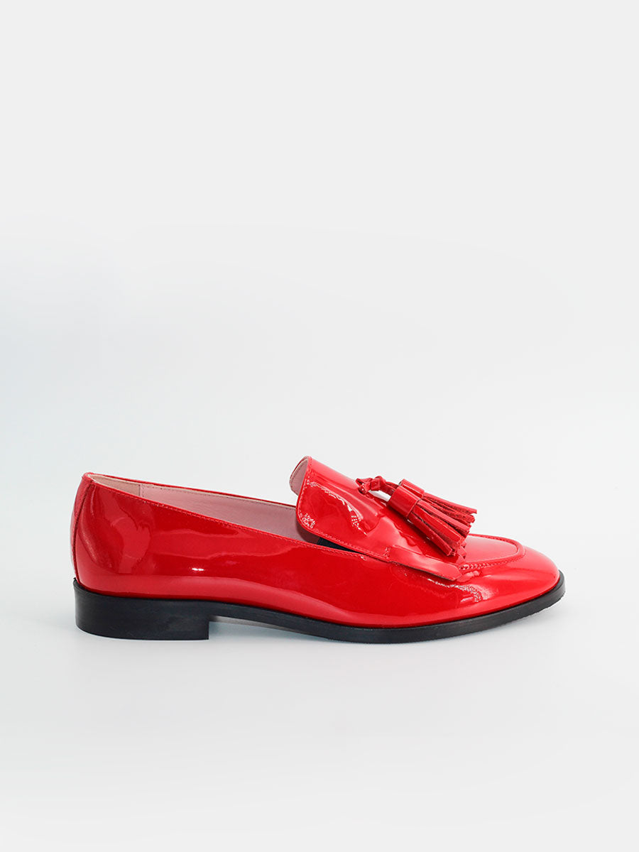 Messina BF loafers in red patent leather