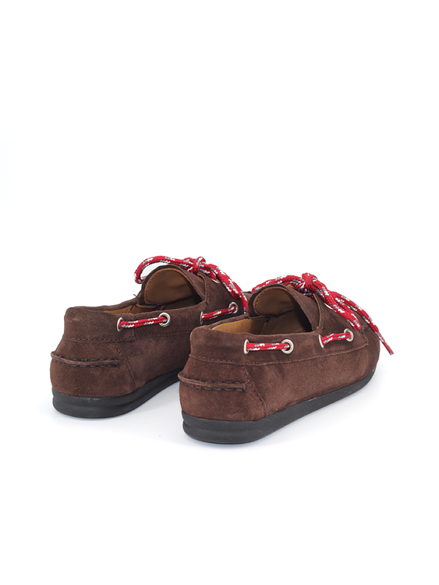 Náuticos Castellano® de ante para mujer – Modelo Misaki color marrón