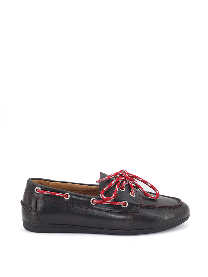 Náuticos Castellano® de piel para mujer – Modelo Misaki color marrón