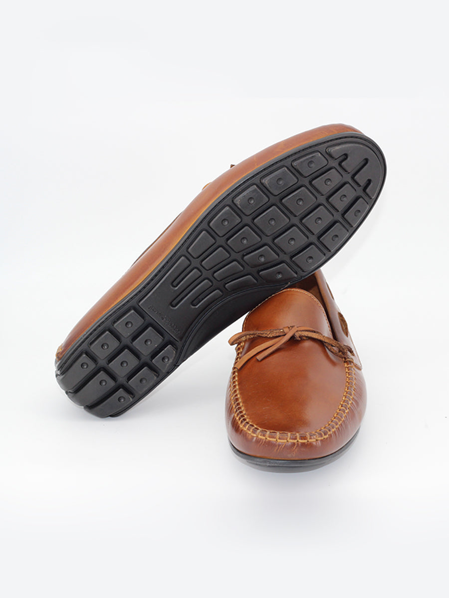 Mocasines modelo 6 lazo color mais