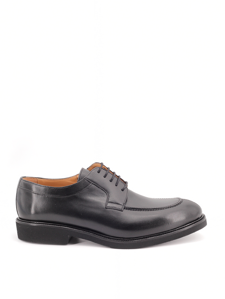 Zapatos de cordones Castellano® de piel para hombre – Modelo Russel color negro