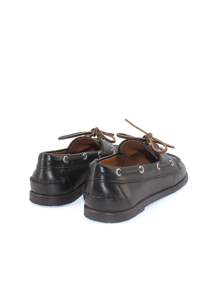 Náuticos Castellano® de piel napa para mujer – Modelo Sena color testa