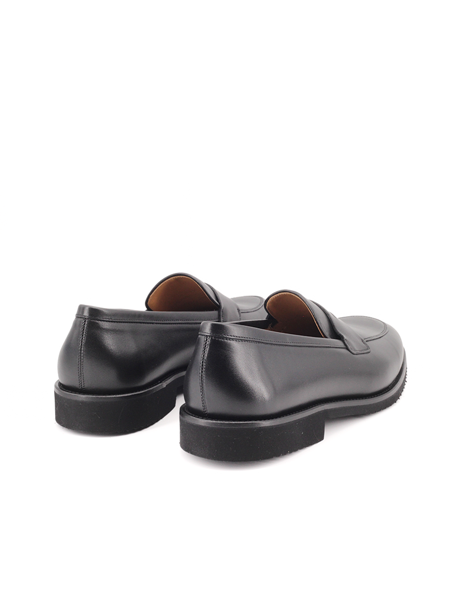 Mocasines Castellano® de piel para hombre – Modelo Vittorio color negro