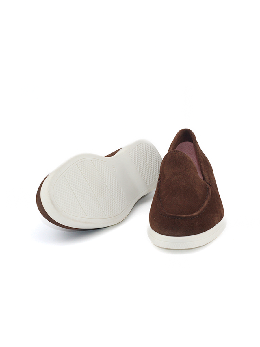 Mocasín Yacht mujer en ante marrón  – Hecho en España | Castellano® 1920 Madrid