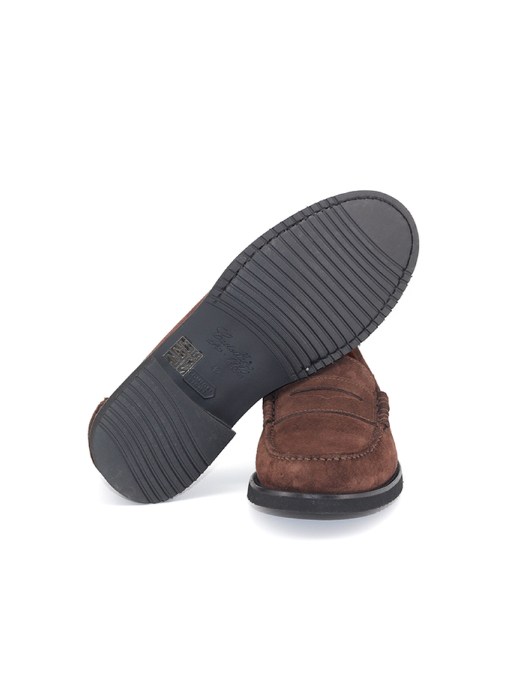 Mocasines Castellano® de ante para hombre – Modelo Young color expresso