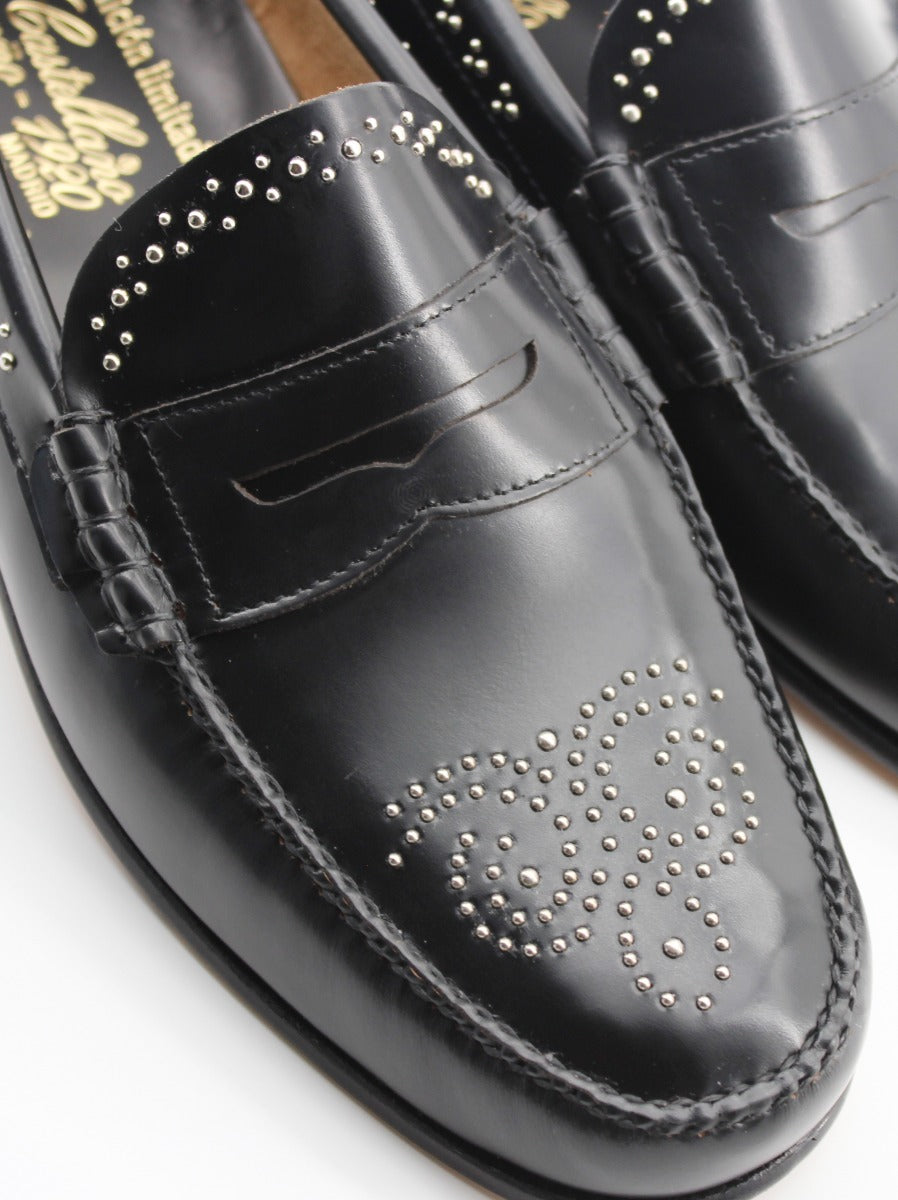 Mocasines 110 Hard piel antik color negro