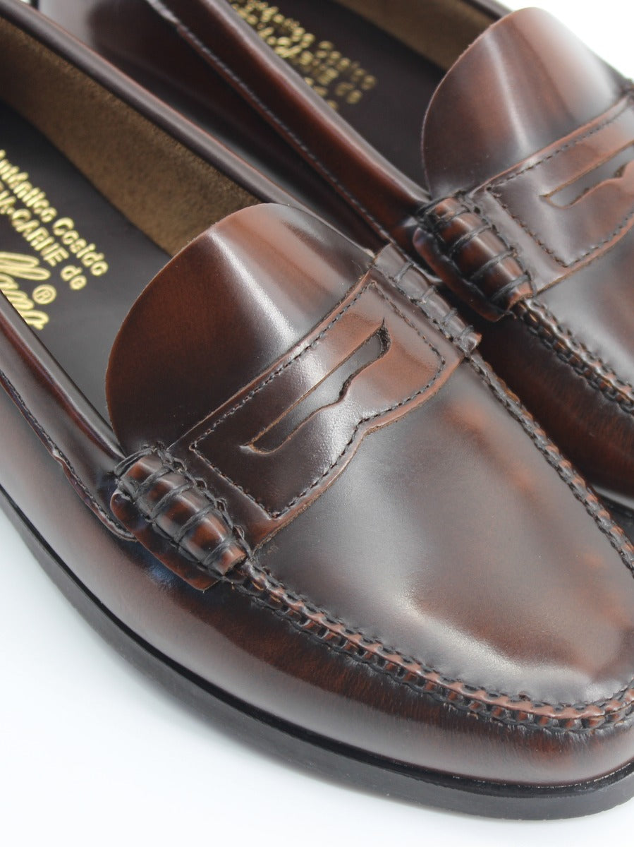 2200p loafers in espresso antique leather
