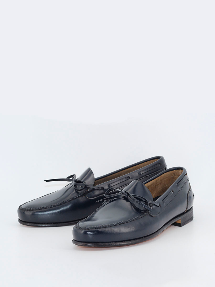 2204 loafers in navy blue florentick antik leather