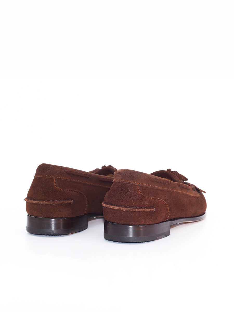 2245 moccasins in espresso suede leather