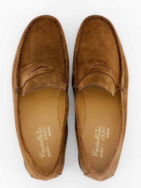 Mocasines 2900 ante color cuero