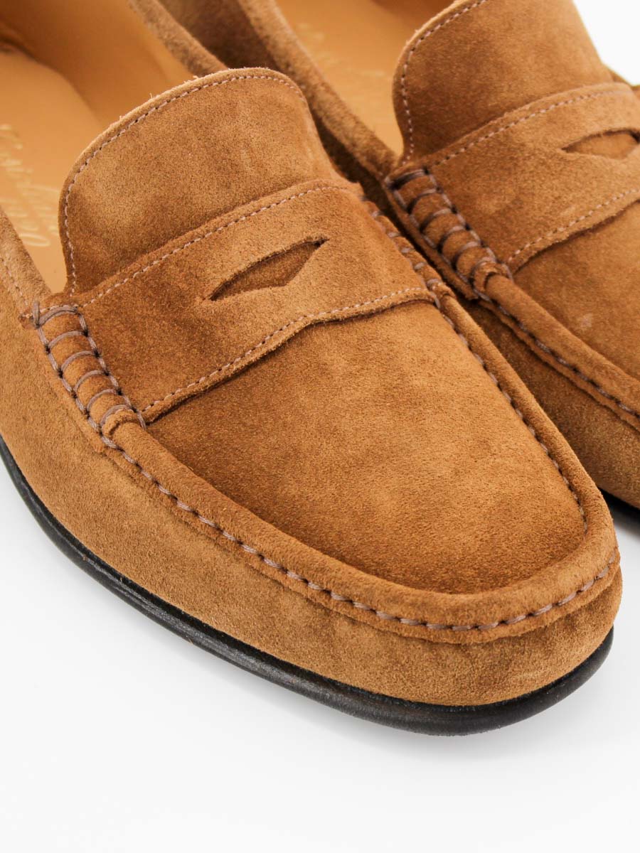 Mocasines 2900 ante color cuero