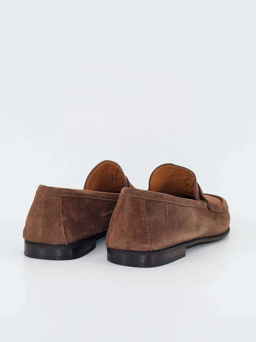 2900 brown suede loafers
