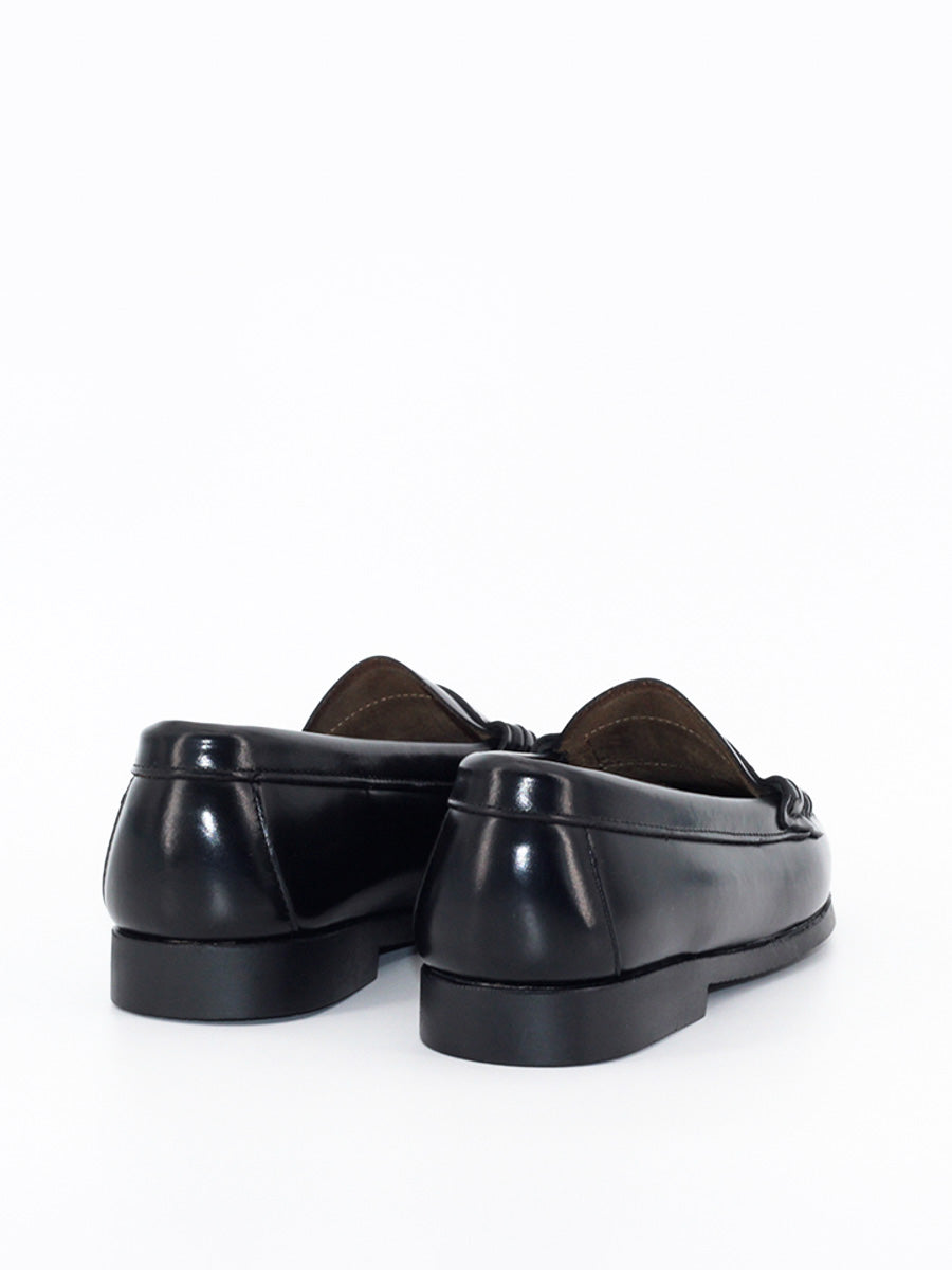 Women's loafers 3208P black antik leather