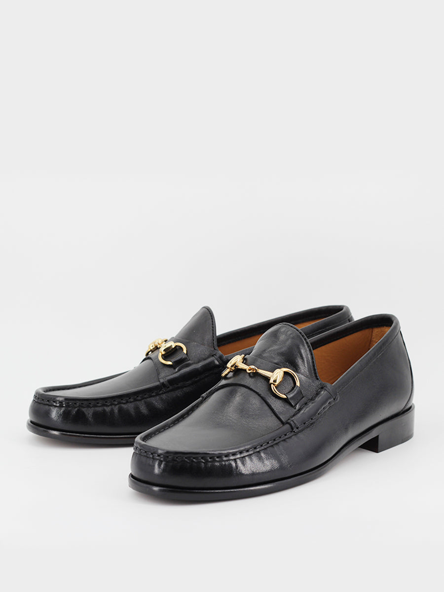 Mocasines 33 Nappa Portofino color negro
