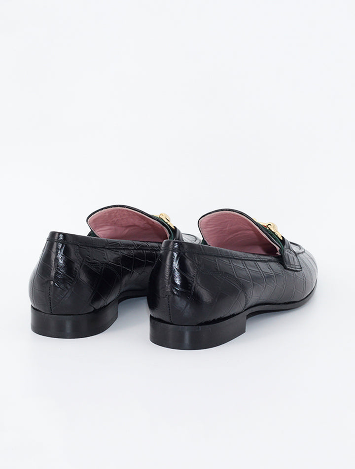 Belfiore loafers in black leather
