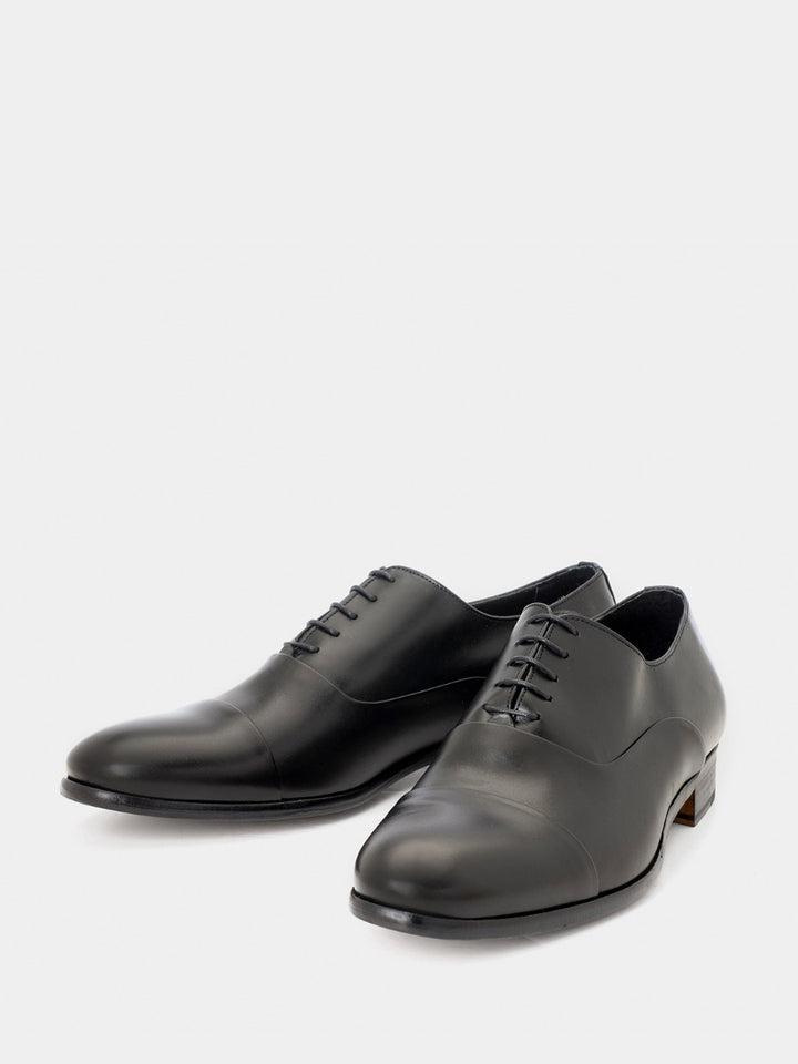 Osaka classic black leather shoes