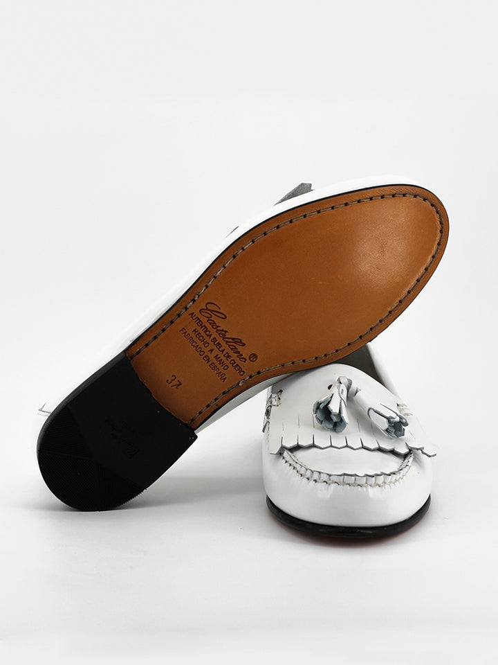 4286p loafers in white star leather