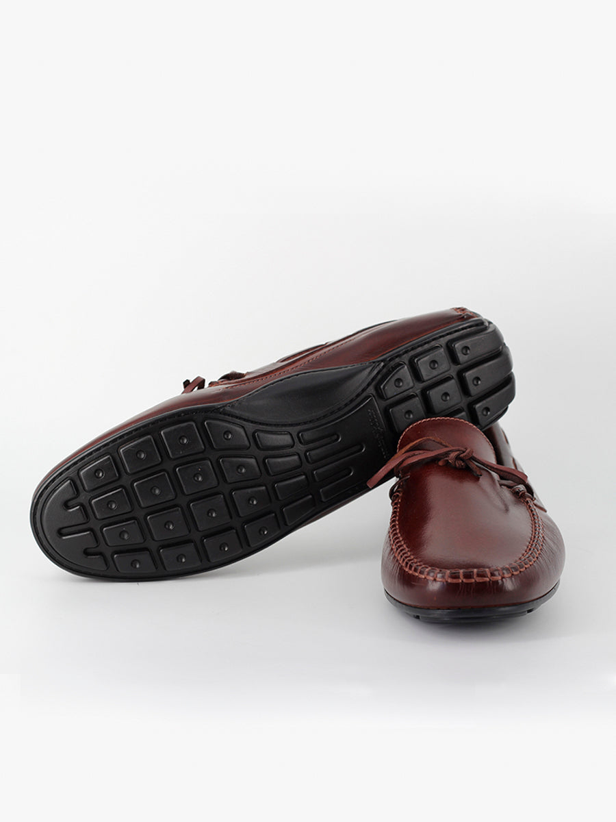 Moccasins model 6 brown bow