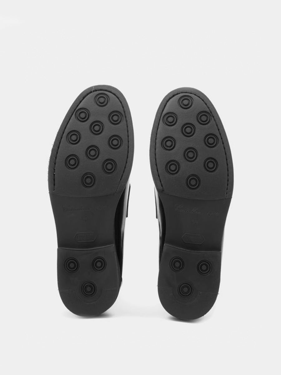 Mocasines Florencia de piel antik color negro