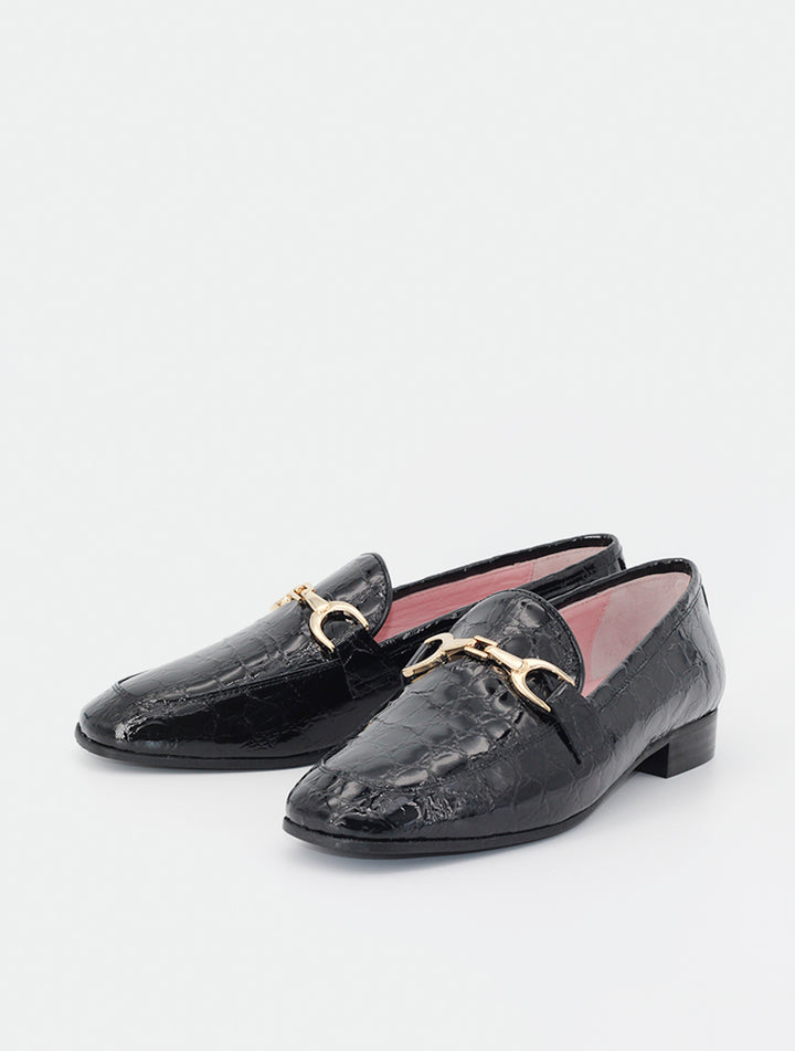 Giverny loafers in black patent leather