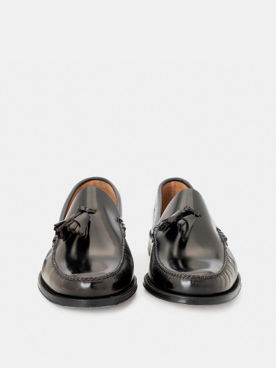 Mocasines 801 de piel antik color negro