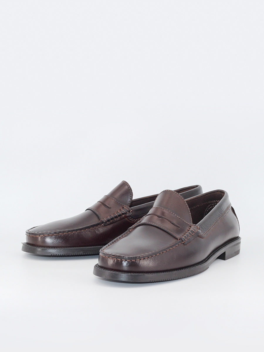 Men's 513 brown leather loafers