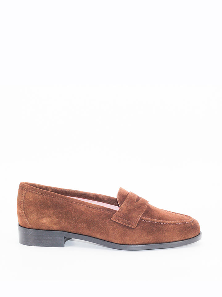 Mallorca model loafers suede leather color