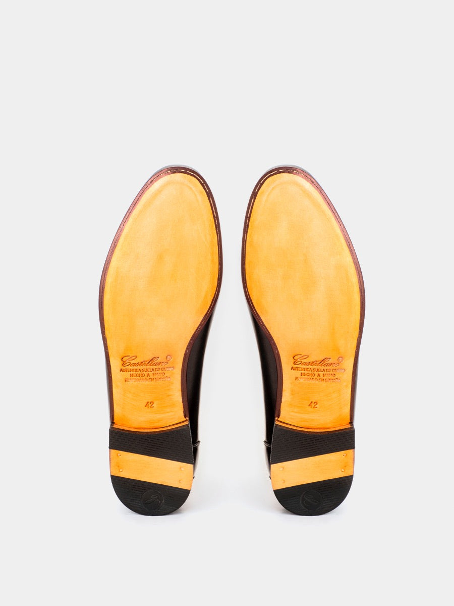 Mocasines 2200 de piel antik color negro
