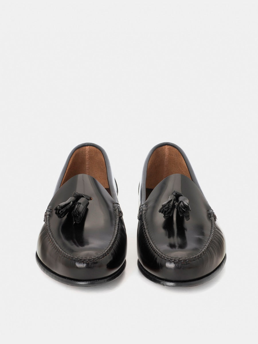2201 loafers in black antik leather