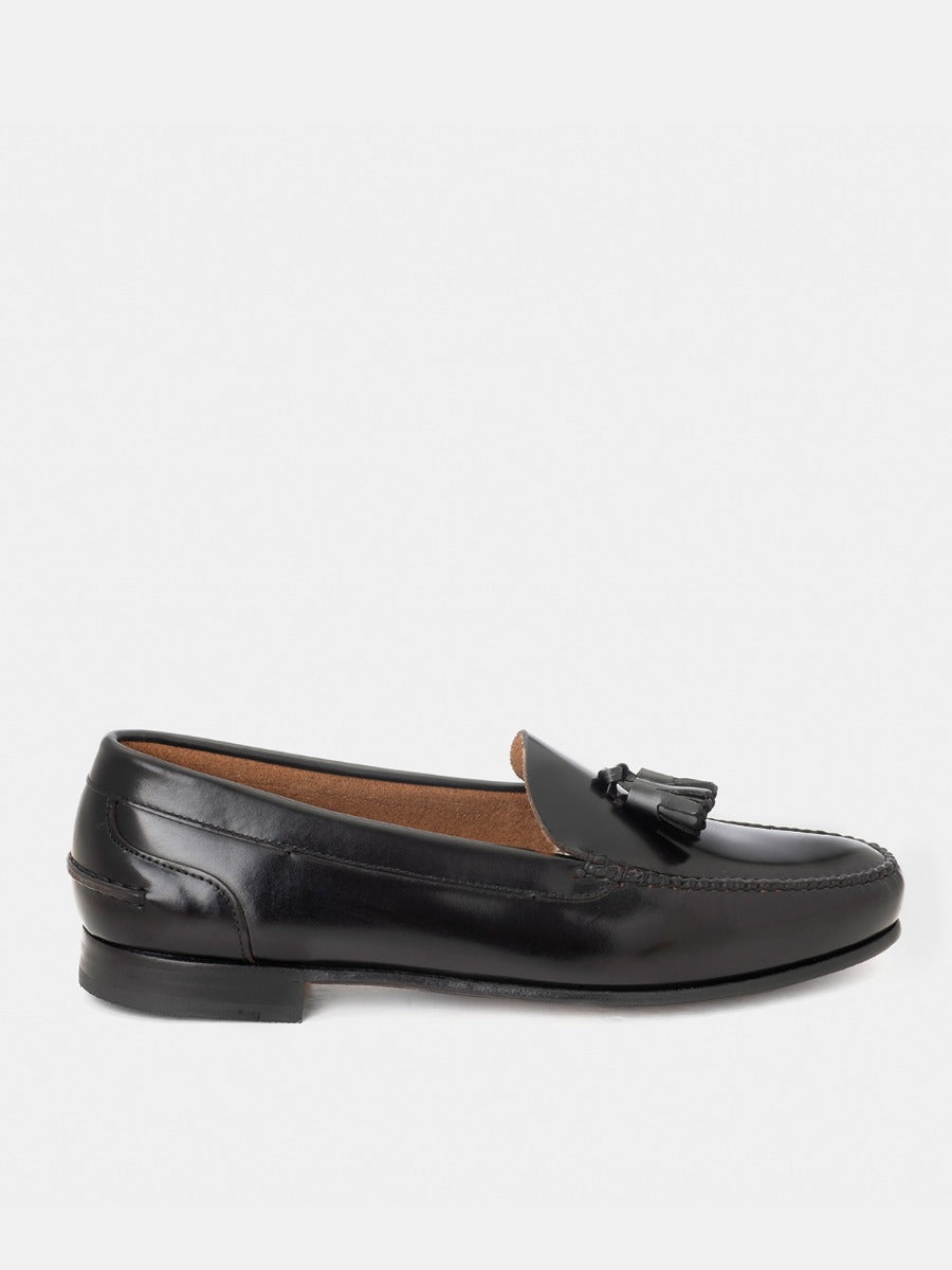 2201 loafers in black antik leather